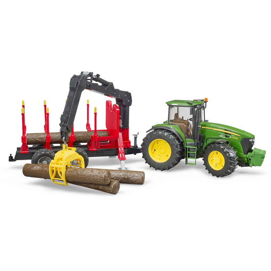 Bruder 03054 Traktorius su priekaba John Deere