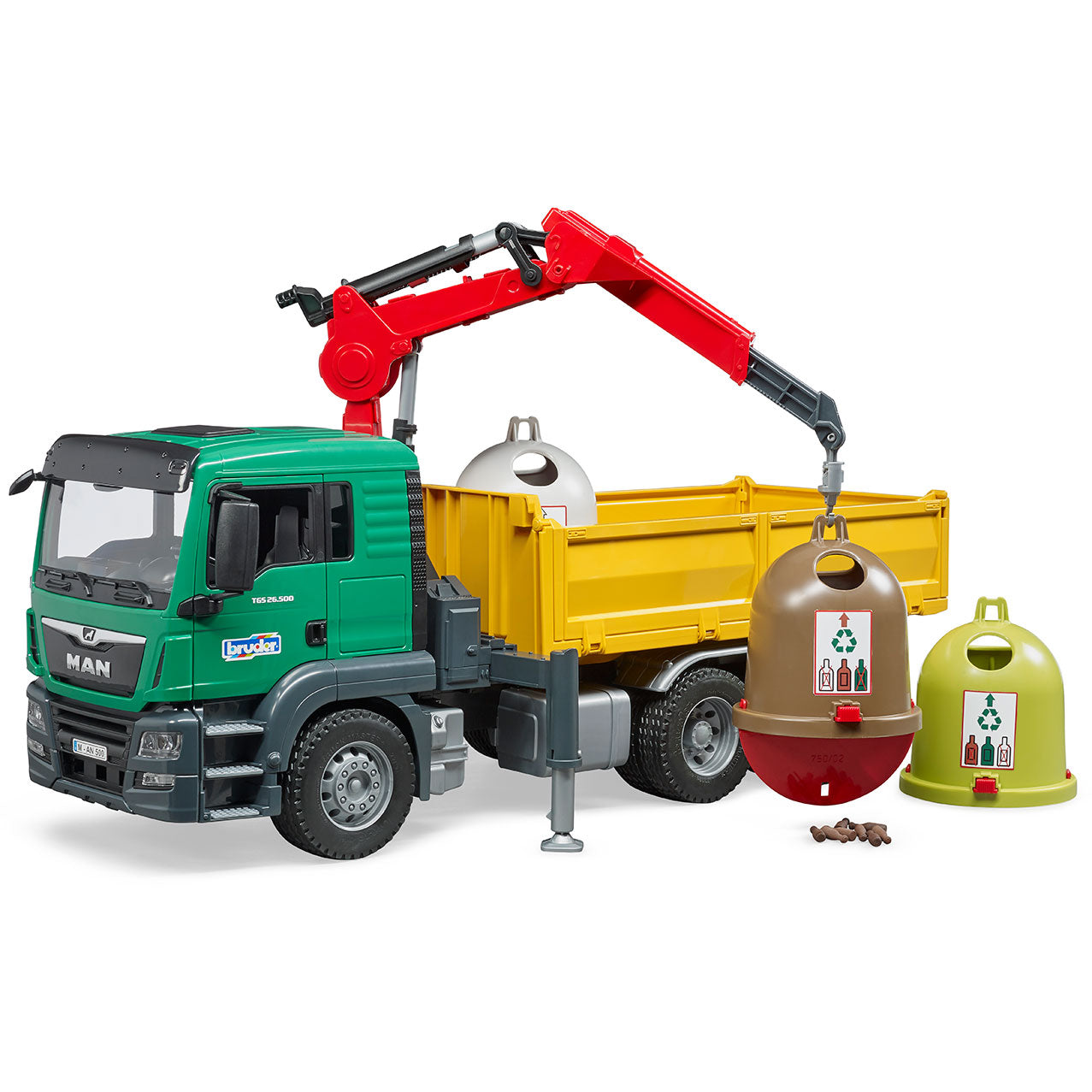 Sunkvežimis su perdirbimo konteineriais Br-03753