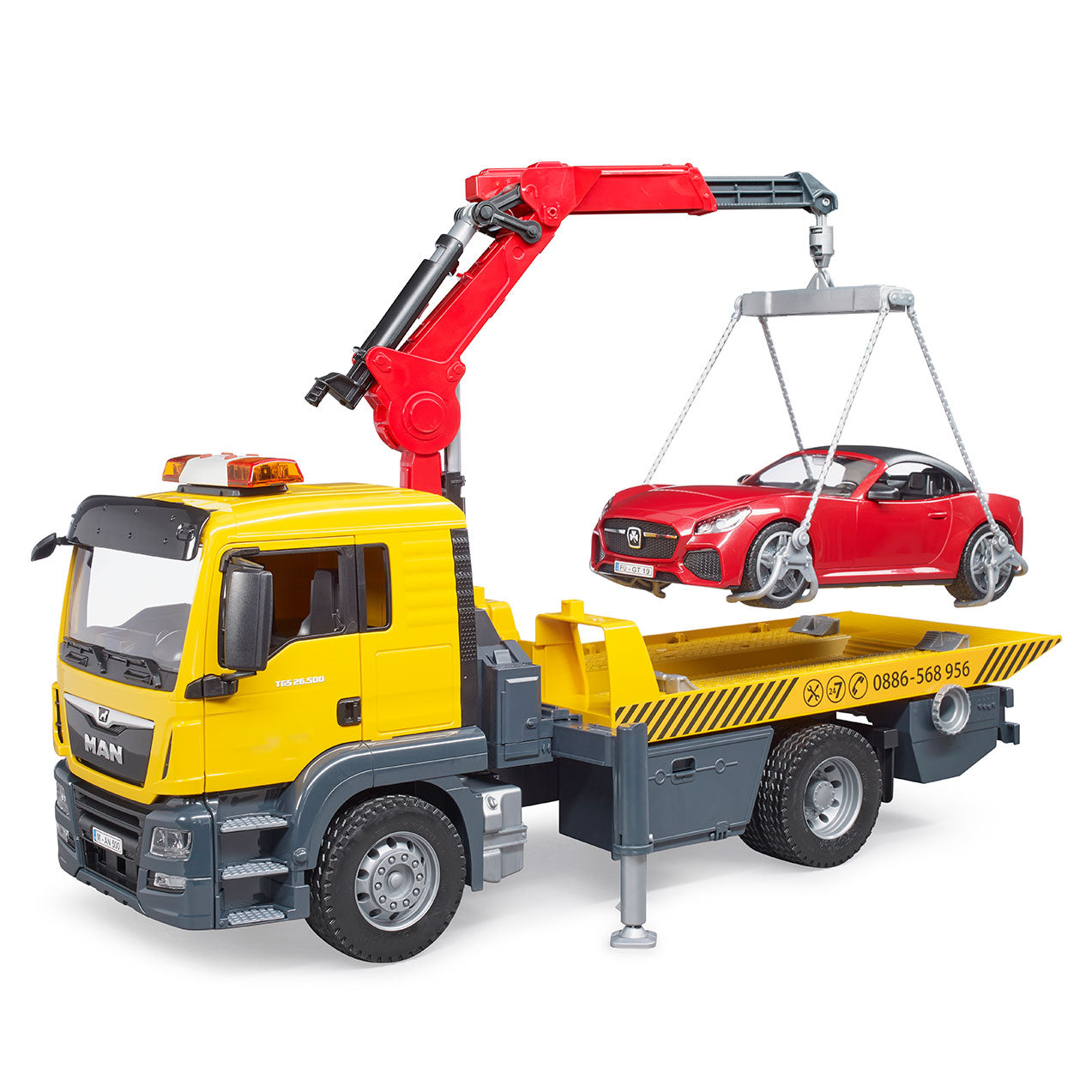 Tralas su sportiniu automobiliu Br-03750