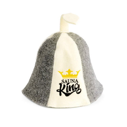 Sauna Hat ‘Sauna King’, 100% Wool