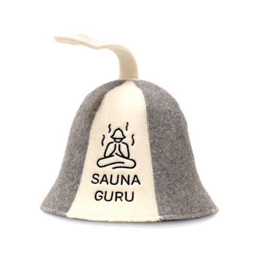 Sauna Hat ‘Sauna Guru’ 100% Wool