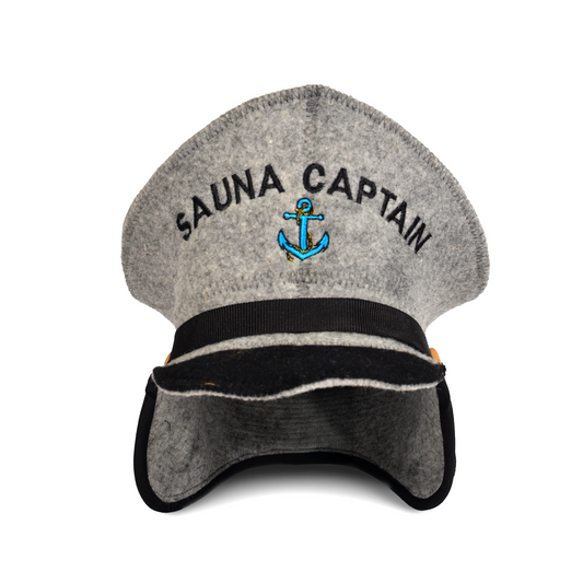 Sauna Hat ‘Sauna Captain’ 100% Wool