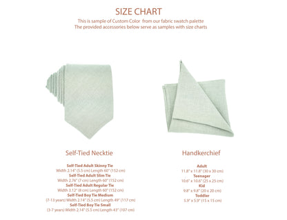 Dark Sage Green Necktie | Perfect for Weddings and Formal Occasions