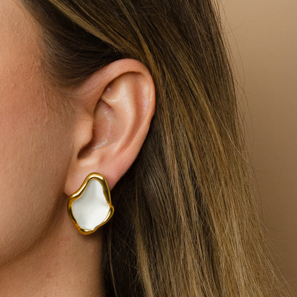 "Adora" porcelain earrings