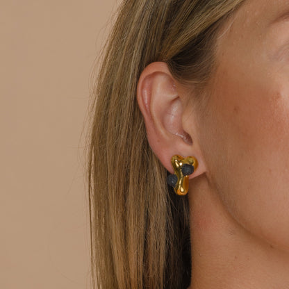 "Adalet" ooak porcelain earrings