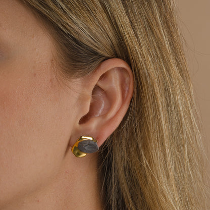 "Ayana" ooak porcelain earrings