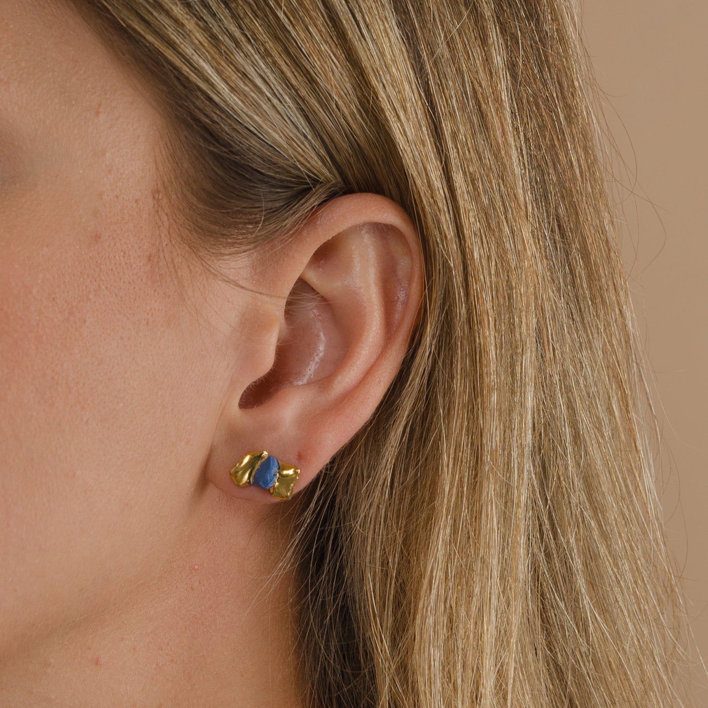 "Eline" ooak porcelain earrings