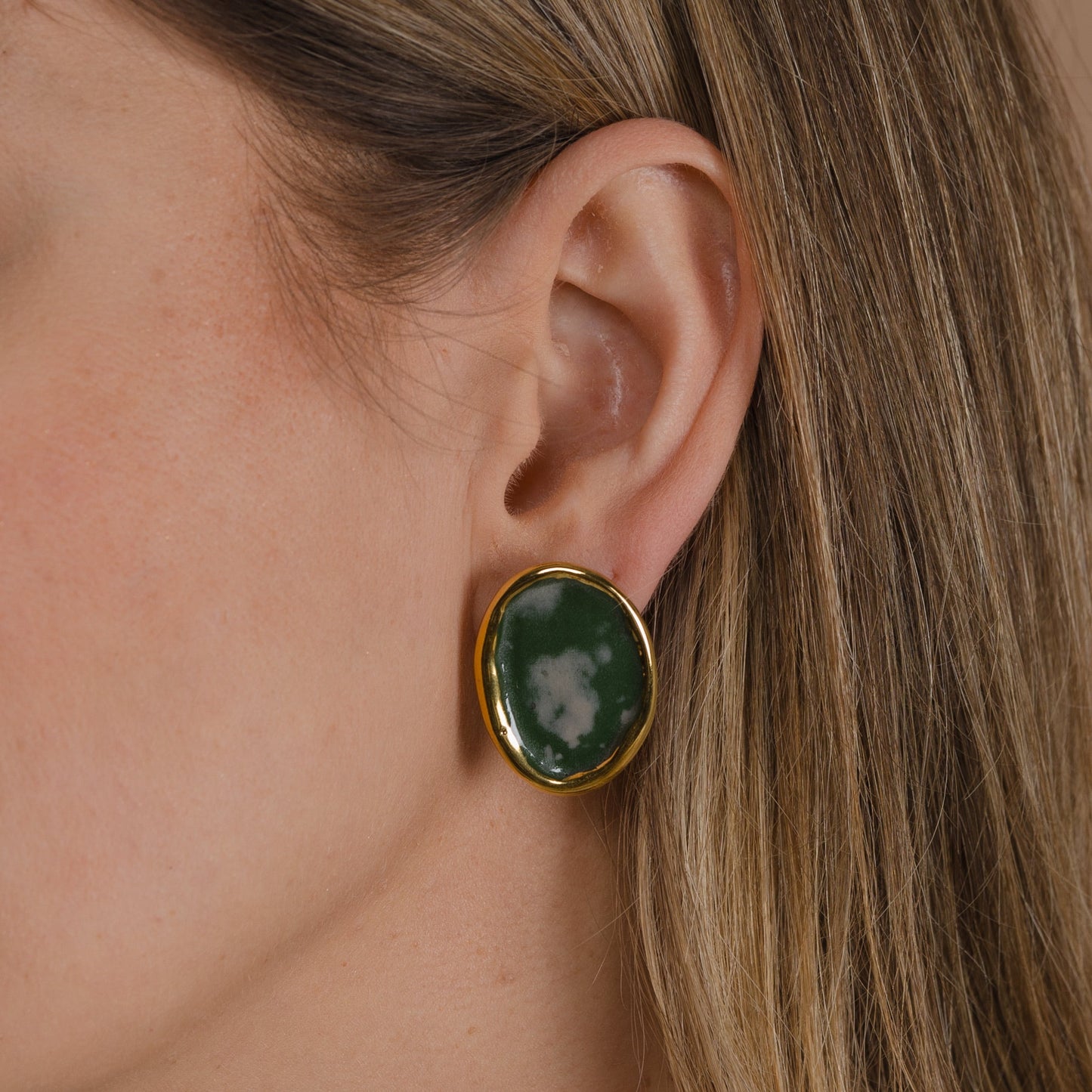 "Aroha" porcelain earrings