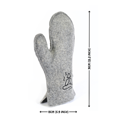 Sauna Wool Glove – Natural Heat Protection for Sauna
