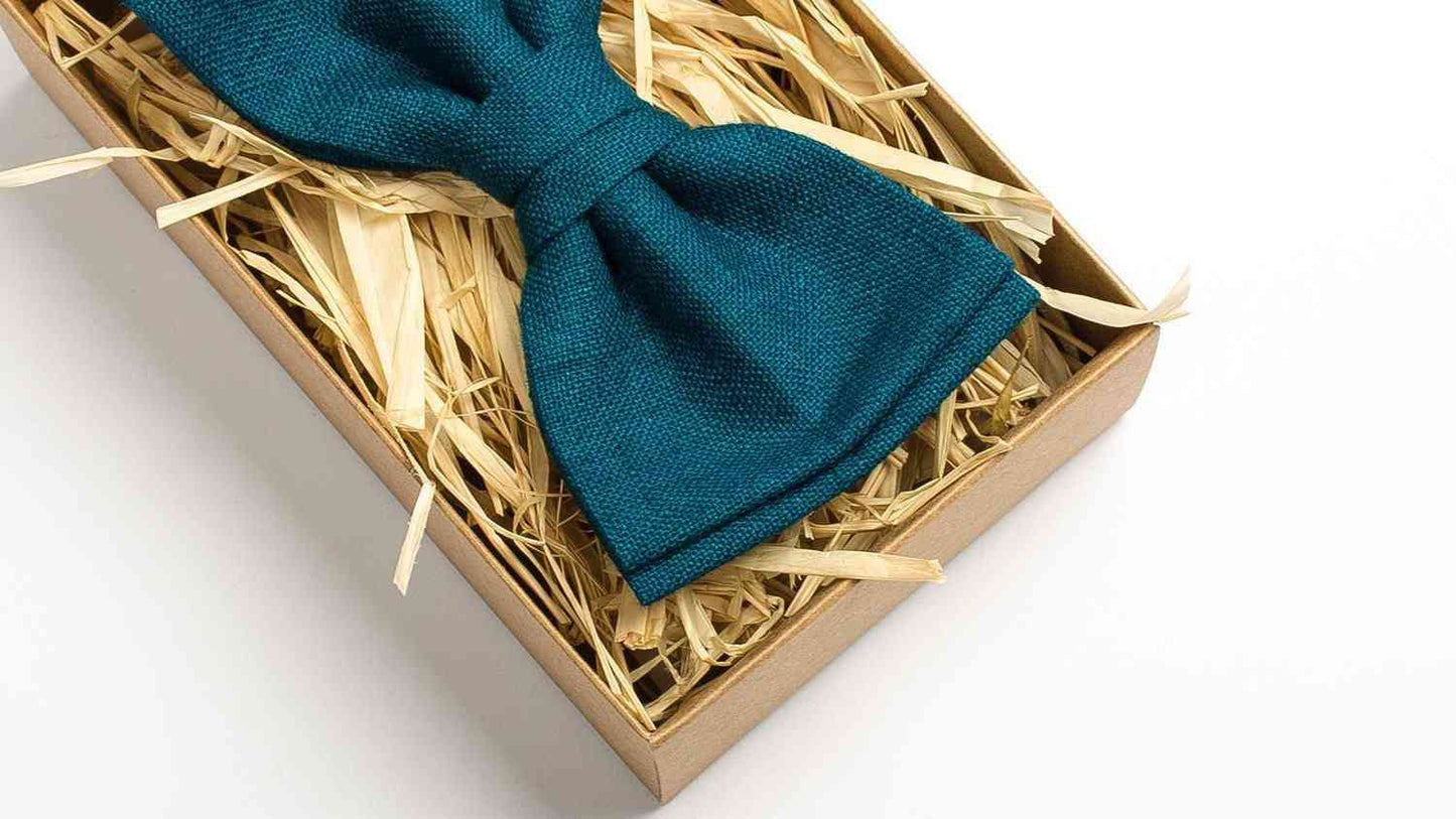 Dark Teal Bow Tie, Pocket Square, NeckTie, Boys Bow Ties, Mens Bow Tie, Tie For Men, Suited Pocket Square Boys, Groomsmen Pack