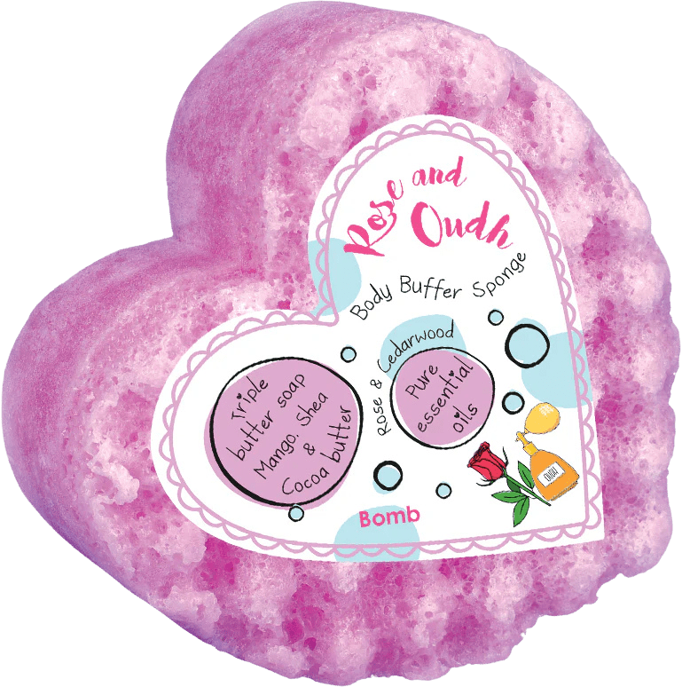 Kūno Šveitimo Dušo Kempinė "Rose & Oudh"