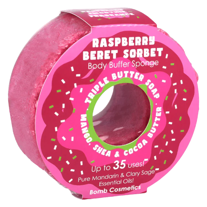 Kūno Šveitimo Kempinė "Avietinė Beretė"