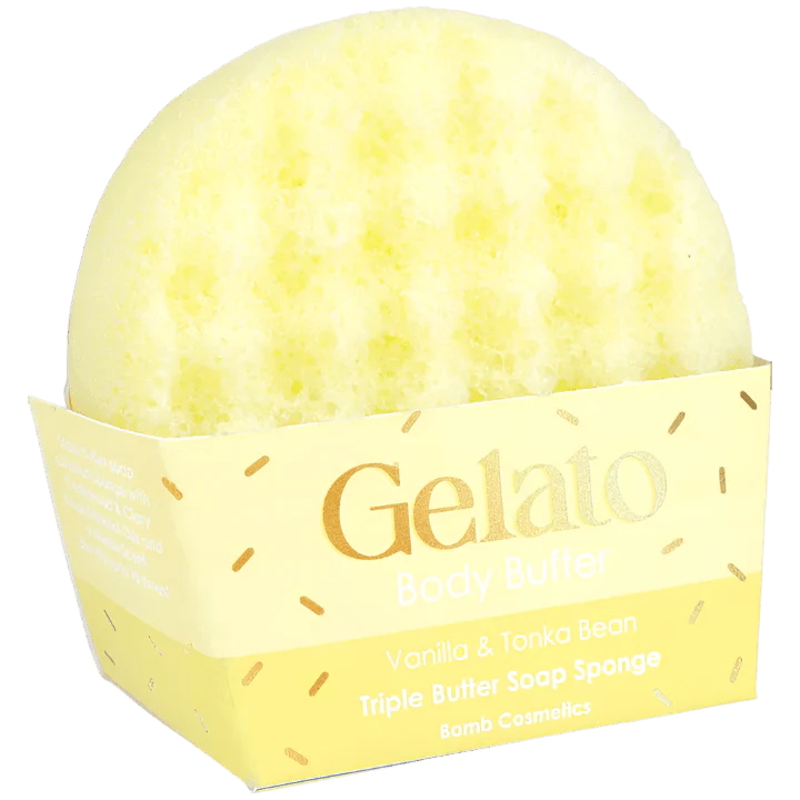 Kūno Šveitimo Muilo Kempinė "Vanilla &amp; Tonka Gelato"