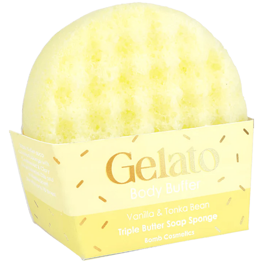 Kūno Šveitimo Muilo Kempinė "Vanilla &amp; Tonka Gelato"