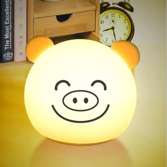 Paršelio Naktinė Lemputė - Mielas Gyvūnėlis LED Vaikams