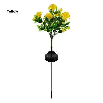 Gvazdikų Puokštė Saulės Šviestuvas - Elegantiški Gėlių LED (2 vnt.)