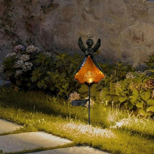 Metalinis Angelas Saulės Šviestuvas