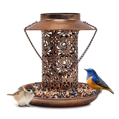 Saulės Šviestuvas Paukščių Lesyklėlė - Dviguba Funkcija LED