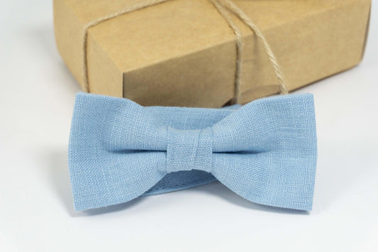 Sky blue bow tie | Sky blue wedding bow ties for groomsmen