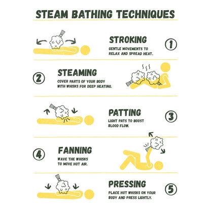 Oak Branch Bath Whisk for Traditional Sauna