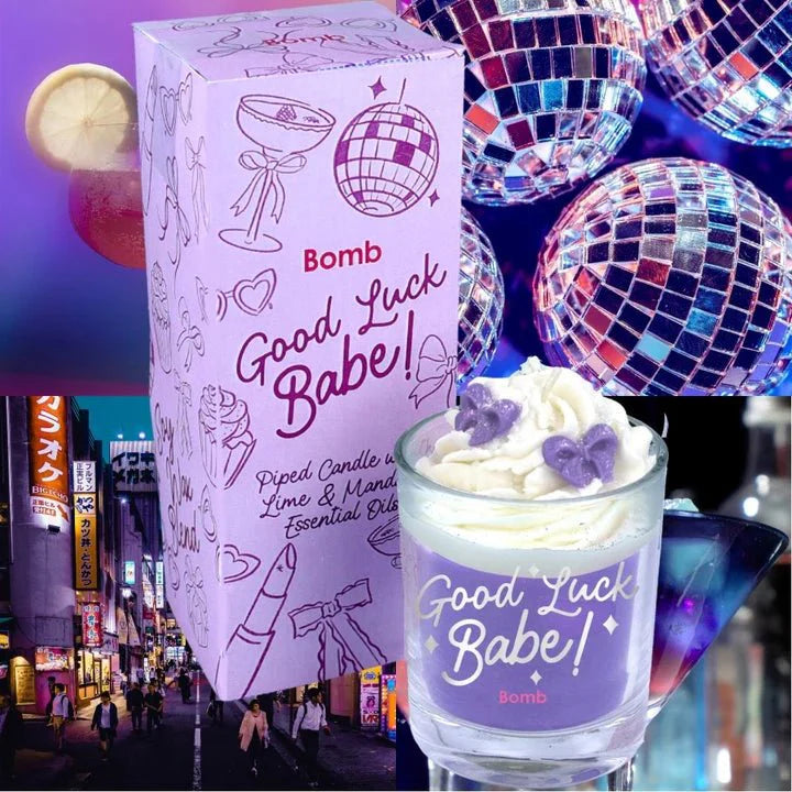 Žvakė – Good Luck Babe! Piped Candle